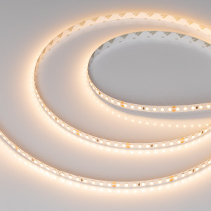 Лента UL-A140-8mm 24V Warm2700 (15 W/m, IP20, 5m) 046982, Светодиодная лента UL-A140, открытая. Светодиоды 2835, 140 шт/м (700 шт на 5 м), белая плата, ширина 8 мм, скотч 3M. Цвет ТЕПЛЫЙ 2700 K, цветопередача CRI>90, угол 120°. Питание 24V, мощность 15 Вт/м (75 Вт на 5 м). Размеры 5000x8x1.2 мм. Мин. отрезок 50