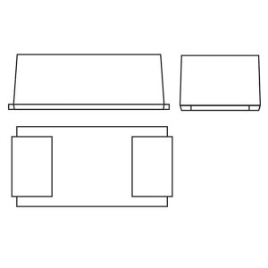 TCTAL1D106M8R, Танталовые конденсаторы - твердые, для поверхностного монтажа 1206 20V 10uF 20% Tantalum Cap-bottom
