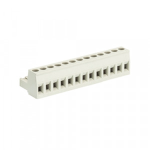 Розеточный разъем на кабель 8213 B/13, Розеточный разъем, угловой, на кабель, шаг: 5.08 мм, 13 полюсов, фиксация провода винтовая, исполнение: с маркировкой, 400V, 12А, цвет: серый