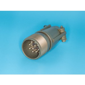 MS3101E-18-1P, Разъём серии MS 10 контактов, вилка на кабель, наружная резьба