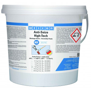 wcn26100500, 10000202 WEICON Anti-Seize High-Tech Монтажная паста (5 кг) антикоррозионное средство, не содержащее металла