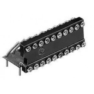 10-823-90C, Установочные панели для ИС и компонентов VERTISOCKETS HORIZ COLLET 10 PINS