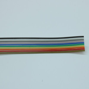 DS1058-10M28, Кабель плоский цветной 1.27мм, 10 жил