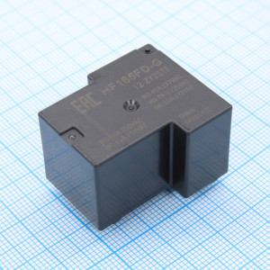 HF165FD-G/12-ZY2STF, Реле силовое 30А одна контактная группа на переключение катушка 12В