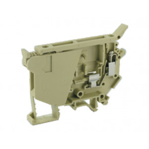 Предохранительная клемма USK-4RDX60, Предохранительная клемма, тип предохранителя: 5x20, 5x25, LED 60V, тип фиксации провода: винтовой, номинальное сечение: 4 мм кв., до 6,3A, 800V, ширина: 8,2 мм, цвет: бежевый, тип монтажа: DIN35