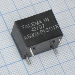 AS-302, Датчик тока 15A, 1:200, 20-200kHz, 1 силовая обм./1 измерительная обм.