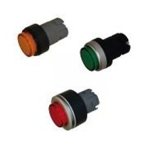 PB22BE0R, Светодиодные панельные индикаторы BZL EXT RED PB SPRING RTRN