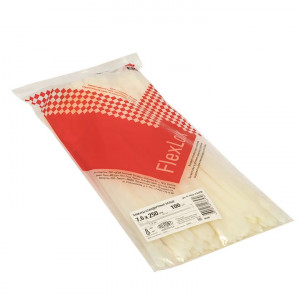 Хомут P6.6 стандартный (б), 7.6x250 (100шт) FlexLock PROxima plc-fl-ctsw-7.6x250