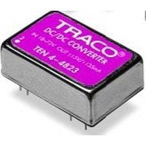 TEN 4-2411, Преобразователь DC/DC на печатную плату вход 24В выход 5В 0.66A 4Вт 8-Pin металлический DIP