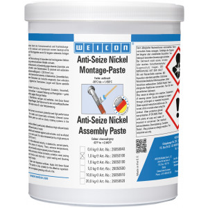 wcn26050100, 10000192 WEICON Anti-Seize Монтажная паста Никель (1 кг) для экстремальных условий использования. Устойчива к