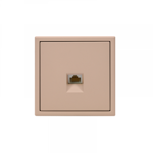 ARTGALLERY РОЗЕТКА компьютерная RJ45, кат. 5е, механизм, ПЕСОЧНЫЙ GAL001283