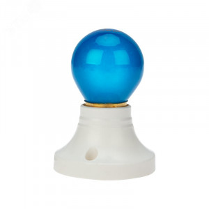 Лампа накаливания BL 10Вт E27 син. 401-113