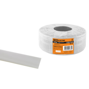 Термоусаживаемая трубка ТУТнг 25/12,5 белая (50 м/ролл) SQ0518-0064