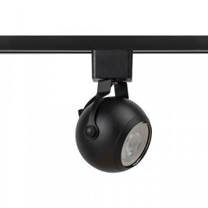Светильник трековый TR35-GU10 80х130 8647 MR16 GU10 1ф BK черн. Б0053296