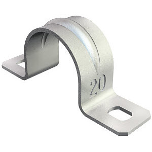 Крепежная скоба металлическая двухлапковая 9 мм605 9 G 1018094