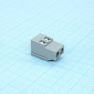 BC-508X18- 2 GY, Клеммы для печатной платы, номинальный ток: 24 A, расчетное напряжение (III/2): 400 В, номинальное сечение: 2,5 мм?, размер шага: 5,08 мм, полюсов: 2, тип подключения: Винтовой зажим с натяжной гильзой