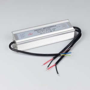 Блок питания ARPV-LG12350-PFC-A (12V, 29.0A, 350W) 026463(1), Источник напряжения с гальванической развязкой для светодиодных изделий. Входное напряжение 180-264 VAC. Выходные параметры: 12 В, 29 А, 350 Вт. Встроенный PFC >0,95. Герметичный алюминиевый корпус IP 67. Рабочая температура -40…+70C?. Габаритные размеры