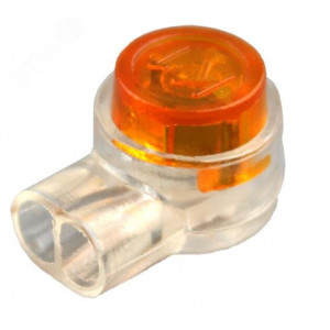 Соединитель изолированный К-1, для жил (d=0,4-0,7мм), D=1,52мм 07-5401