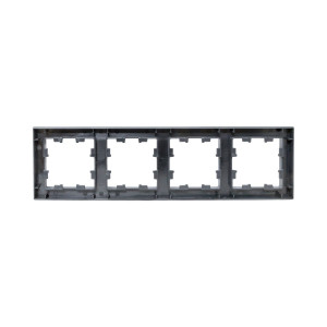 4 - местная рамка, графит, пластик Эпика EKF UP1-FPG-04