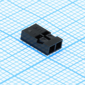 I-DS1071-01-SCB01X2, Корпус розетки на кабель 1x2 контакта, шаг 2мм, 250В 3А. Требуются контакты T-DS1071-01-SC600