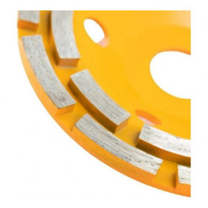 Чашка алмазная зачистная 125мм двухрядная 73/10/3/6