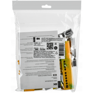 TEKFOR Шина PE земля изолированная на универсальном держателе 8х12-16-ЖЗ IEK TF-NN20-16-KL-K52