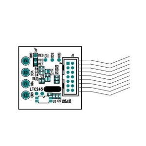 DC1067A-A, Средства разработки интегральных схем (ИС) преобразования данных LTC2450 16-bit 30Hz Delta Sigma ADC in 2mm x 2mm DFN-6 Package (Requires DC590B)