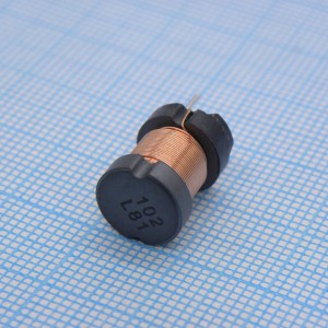 RCH114NP-102KB, Силовая индуктивность 1000uH ±10% 0.52A 1.3Om радиальная без магнитного экрана