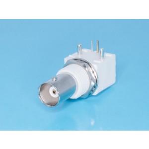 BNC-JR, Разъем BNC гнездо на плату, прямой угол