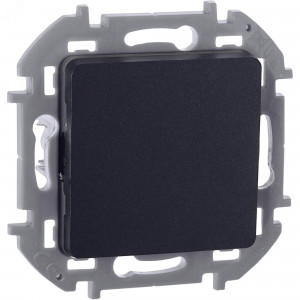 Выключатель 1-кл. Inspiria 10А IP20 250В 10AX механизм антрацит Leg 673603