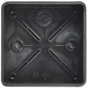 Коробка расп. КМ42455 о/п 100х100х50мм IP67 8 вв. черная UKO21-100-100-050-K02-66