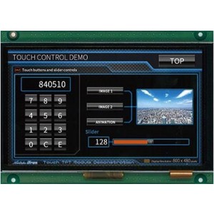 GTWV070VHA00P, Тонкопленочные дисплеи и принадлежности TFT 800X480 WVGA 7 inch display