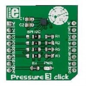 MIKROE-2293, Инструменты разработки датчика давления Pressure 3 click