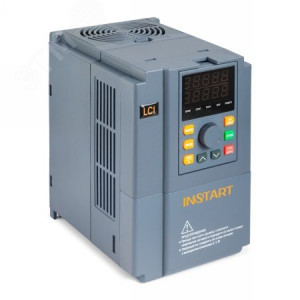 Преобразователь частоты LCI-G7.5/P11-4B 7.5кВт/11кВт, 18А/24A, 3Ф, 380В-15%, 50Гц/60Гц, IP20, с панелью управления 00091000