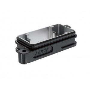 Открытое основание разъема HPR10B-OM-2B, Основание разъема на панель, открытое, типоразмер 10B, с уплотнителем, винтовая фиксация разъемного соединения, без защитной крышки, материал корпуса: алюминиевый сплав