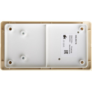 Блок комбинированный Glossa (розетка + 3-кл. выкл.) беж. SE GSL000276