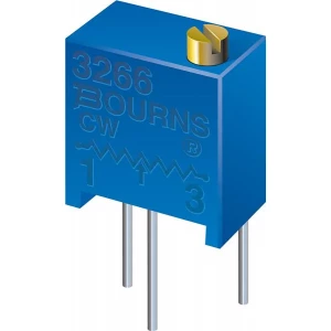 3266W-1-254LF, Потенциометр многооборотный керметный 250кОм 0.25Вт PC PIN