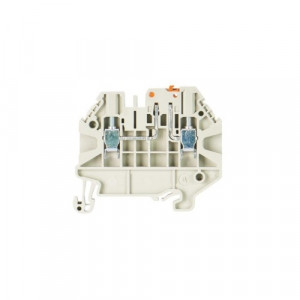 Клемма с размыкателем WT 2,5 TKM, Клемма с ножевым размыкателем, тип фиксации провода: винтовой, номинальное сечение: 2,5 мм кв., 20A, 500V, ширина: 5 мм, цвет: серый, тип монтажа: DIN35