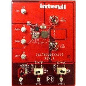 ISL78235EVAL2Z, Средства разработки интегральных схем (ИС) управления питанием ISL78235 EVB 2