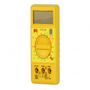 DT-810B, Мультиметр цифровой для измерения постоянного и переменного напряжения, постоянного тока , сопротивления, тестирования диодов, батарей, транзисторов.