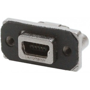 MUSB-B151-34, USB-коннекторы Mini B right angle