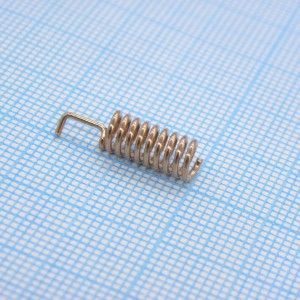 SW868-TH13, Copper spring antenna 868MHz, wire diameter 0.77mm, 2,7*4,87*13*5.5mm