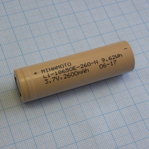 Аккумулятор 18650 Li-18650E., Аккумулятор литий-ионный (Li-Ion)