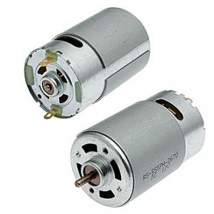 RS-555PH-2670  12V, Электродвигатель 12V 6,69Вт, 4500/3800об/мин 57х35,8мм вал 3,175х9мм