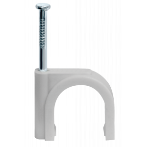 Скоба крепежная круглая с гвоздем d16мм NCR-16-50 (уп.50шт) 71074