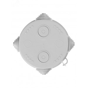Распаячная коробка ОП D85х40мм, крышка, IP54, 4вх. SQ1401-0102