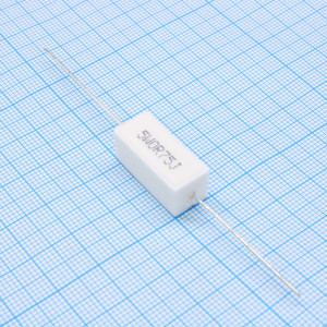 SQP5000R75JBP, Резистор керамический цементный аксиальный (SQP) 5Вт 0.75Ом ±5%