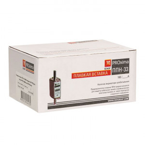 Плавкая вставка ППН-33 160/ 80А габарит 0 PROxima fus-33-0/160/80