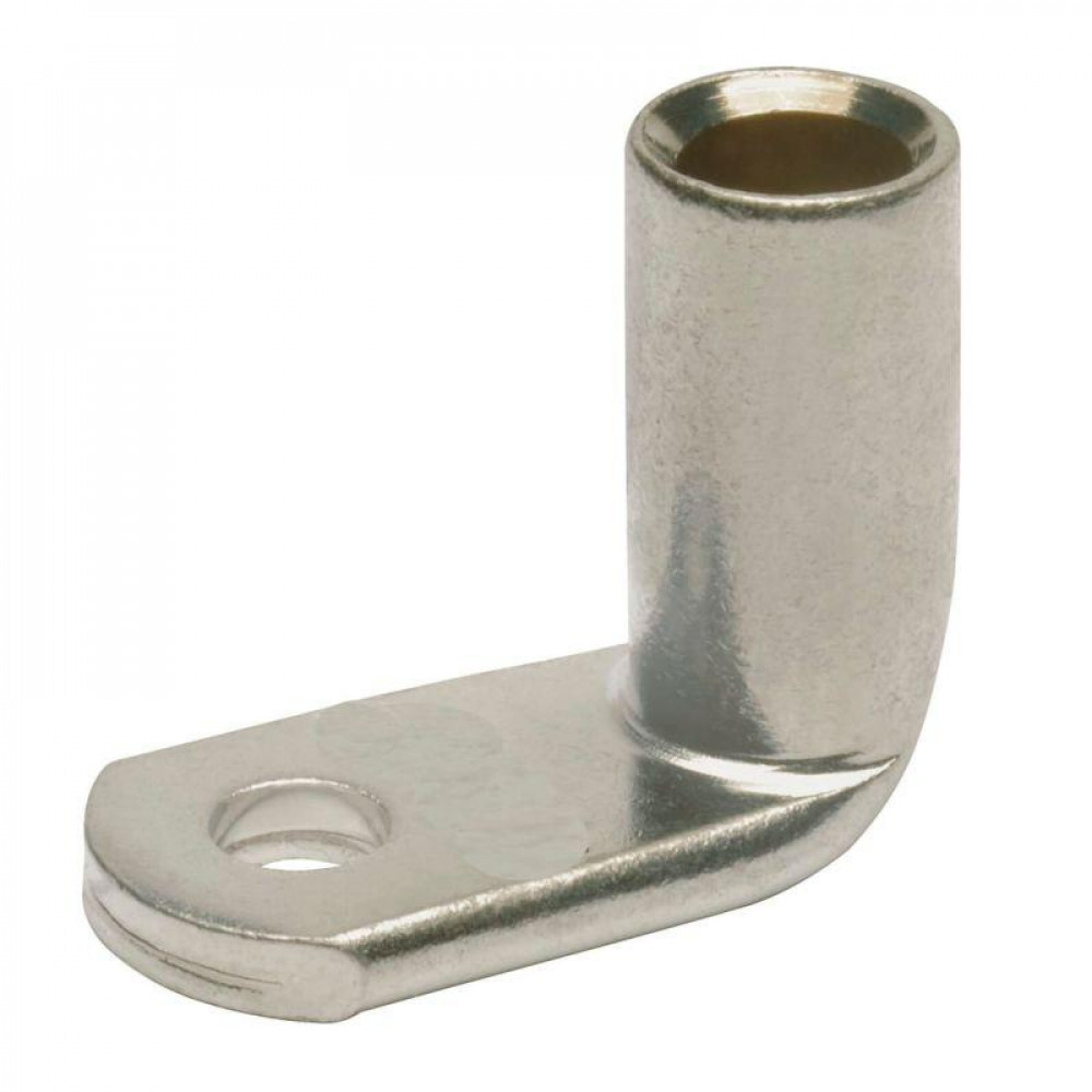 Изображение товара Наконечник ТМЛ под пайку листовой изогнутый под 90град. 16кв.мм М2 под винт d6мм (уп.100шт) 2E76C