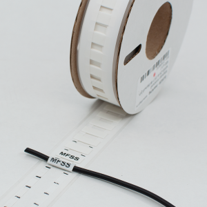 Маркер плоский MFSS-2X-10-15, Маркер термоусадочный, для маркировки и изоляции проводов и кабелей, длина 15 мм, диаметр провода: 5 - 10 мм, цвет белый, для принтера: RT200, RT230, в упаковке 300 маркеров